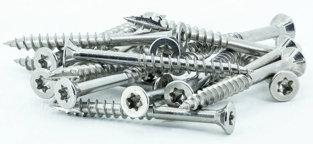 Stainless steel decking screws are the best choice for most applications!