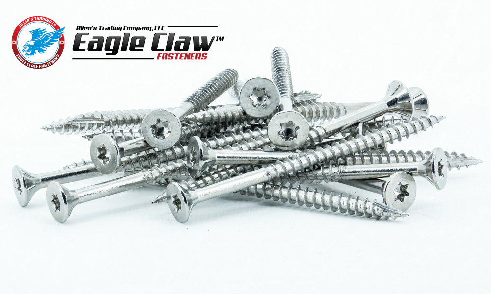 Eagle Claw Fasteners  Stainless Steel Wood Screws